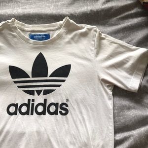 Super Soft White Adidas Tshirt